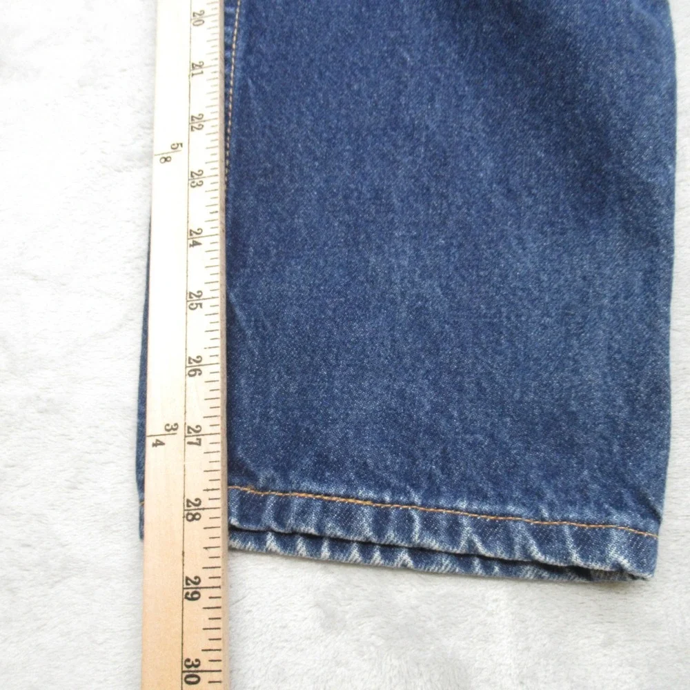 Levis 550 Jeans Mens 32X28 Dark Wash Denim Relaxed Fit Tapered Leg Baggy VTG‎